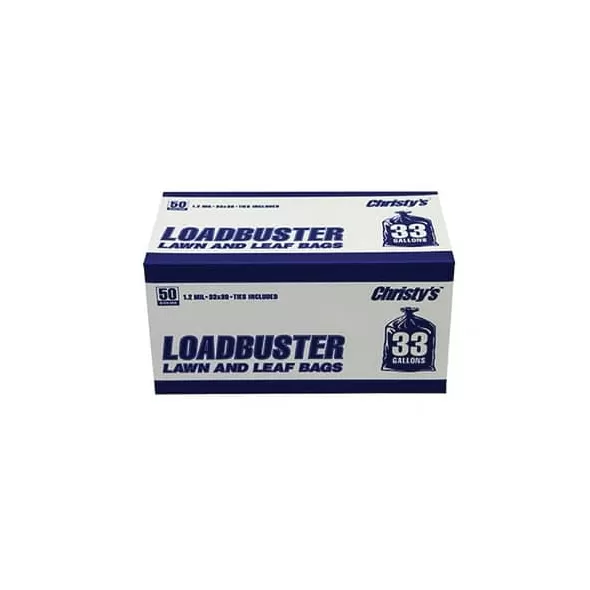 33" x 39" x 1.2 mil Black Load Buster 50/Box Clean-Up Bag | CSTTCGBB1250