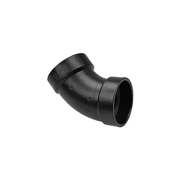 DWV-ABS 45 ELBOW SLIP 4" | DWA45S040