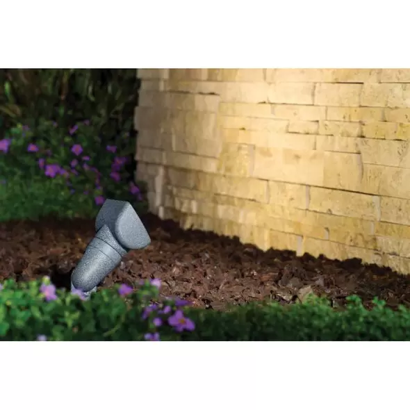 2 W Integrated LED Flat Black Die-Cast Aluminum QB Series Wall Wash Zoning Up Light | FXLQB1LEDFB