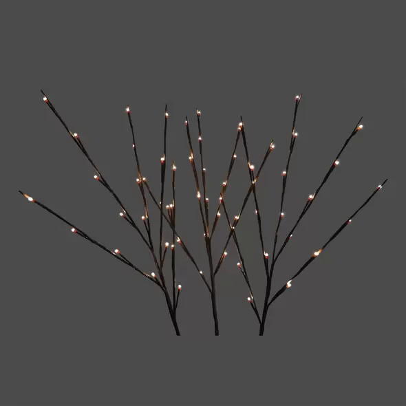 32" L Warm White LED Low Voltage 3-Set Twig Light | HBLLEDTWIG60WW