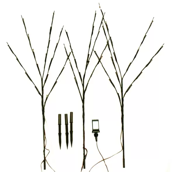 32" L Warm White LED Low Voltage 3-Set Twig Light | HBLLEDTWIG60WW