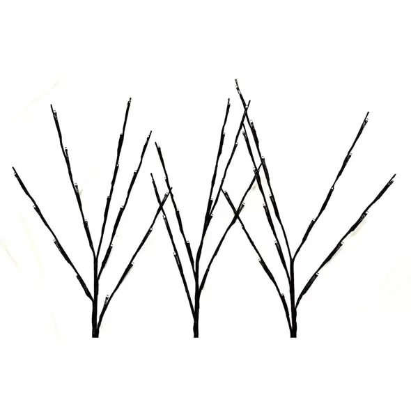 32" L Warm White LED Low Voltage 3-Set Twig Light | HBLLEDTWIG60WW