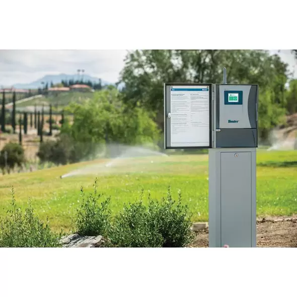8 Stations Outdoor Modular 33 cm x 13 cm x 51 cm Gray Metal HCC Series Base Controller | HTRHCC800M