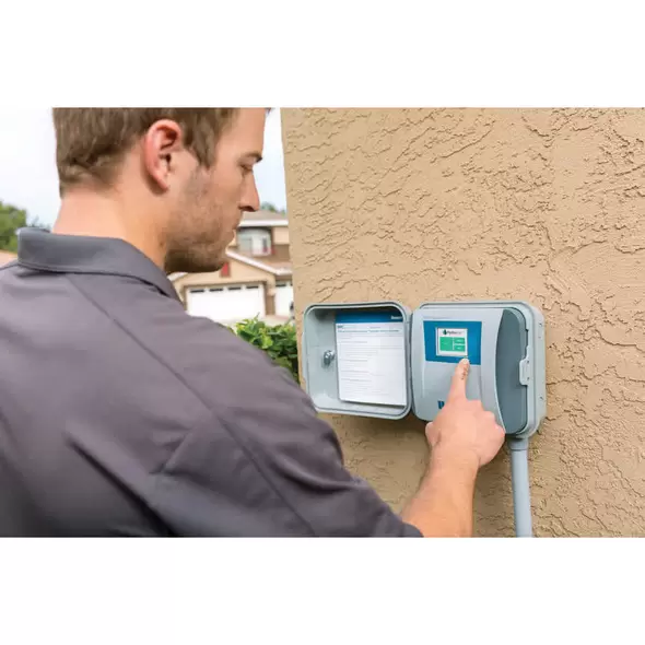 Hunter Base Controller, 4 Stations Indoor/Outdoor 21.5 cm x 10.9 cm x 23 cm | CSP-6300Gray