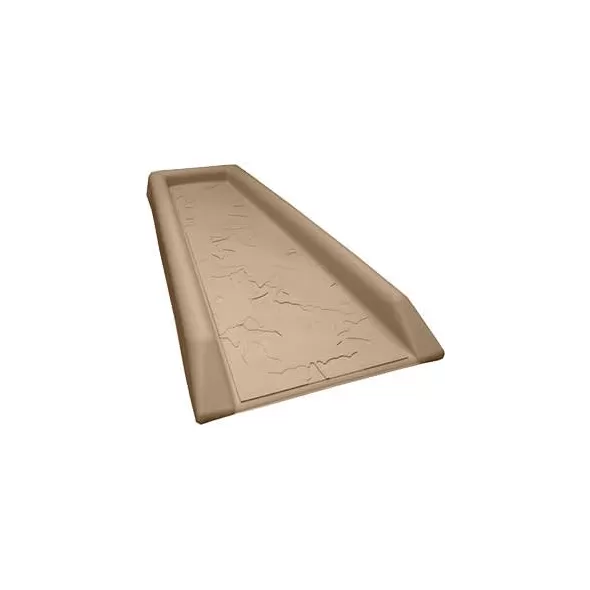 23.5" x 11" x 2" Plastic Green Universal For Any Type of Downspout Splash Block | GEN19581