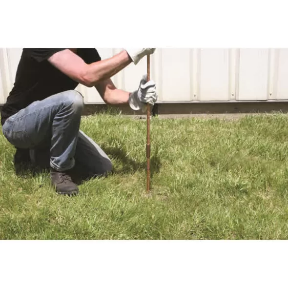 5/8" x 8' Electrolytic Copper Coated Pointed Ground Rod | KIRPLGR