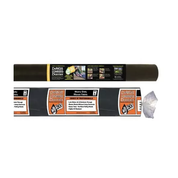 Dewitt Landscape Fabric, 250' Polypropylene Black W/Green Stripe 4.1 Oz Woven | 20 YR-8250F