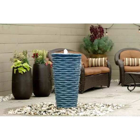 4' x 4' 4000 lb Single Reservoir Fountain Base | LIQLA4000