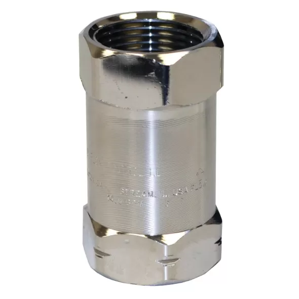 1" FNPT 15 to 25 psi 10 gpm Chrome Lead-Free Metal FRGX Series Flow Control Valve | MRLFRGX10100
