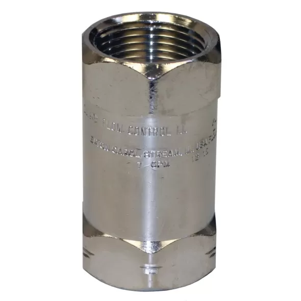 1" FNPT 15 to 25 psi 7 gpm Chrome Lead-Free Metal FRGX Series Flow Control Valve | MRLFRGX1070