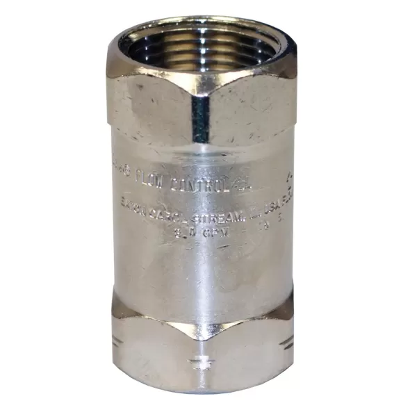 1" FNPT 15 to 25 psi 8 gpm Chrome Lead-Free Metal FRGX Series Flow Control Valve | MRLFRGX1080