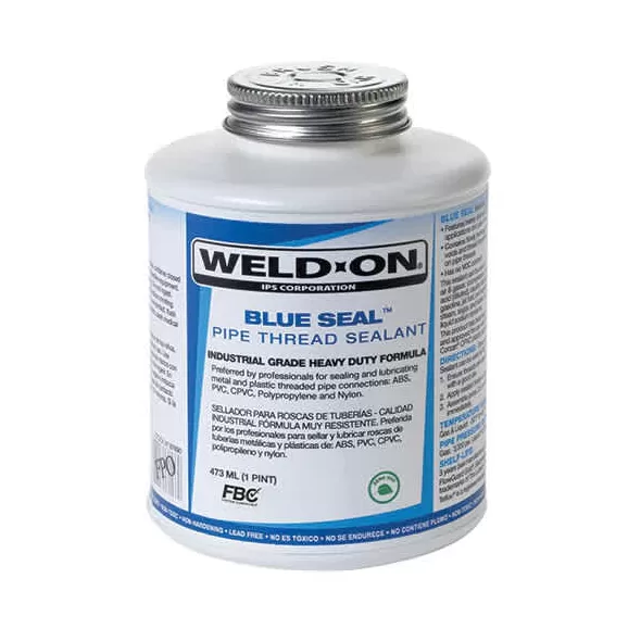1 pt Can Blue Pipe Thread Industrial Grade Category 2 Sealant | IPS87690