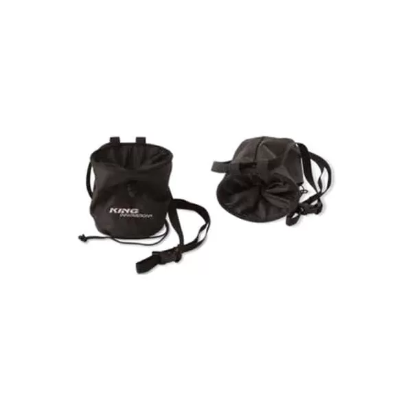 5.5" x 4.3" Black Nylon Outer Polyester Fleece Inner Adjustable with Belt Sack | KING47030