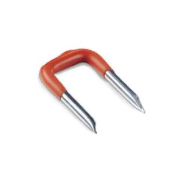 1" x 1/2" Orange Insulated Safety Staple | KNG70102