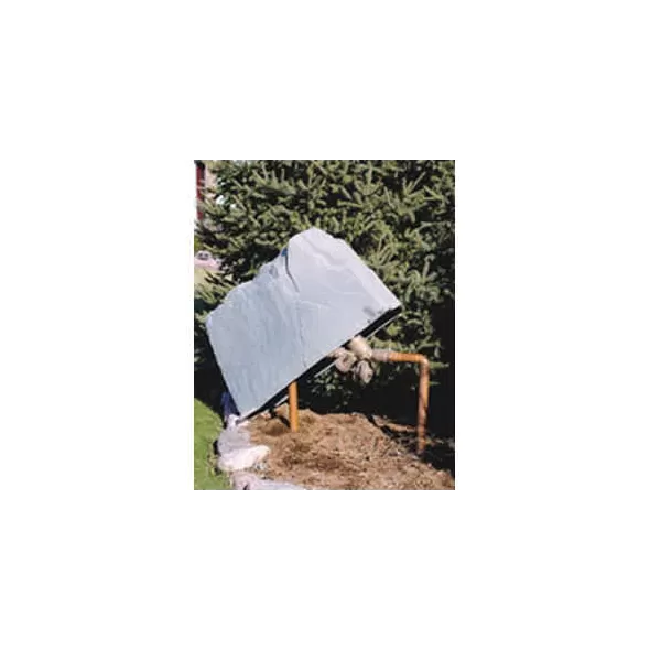 48" x 20" x 30" Polyethylene Fieldstone Gray Backflow Rock Enclosure | MOC116FS