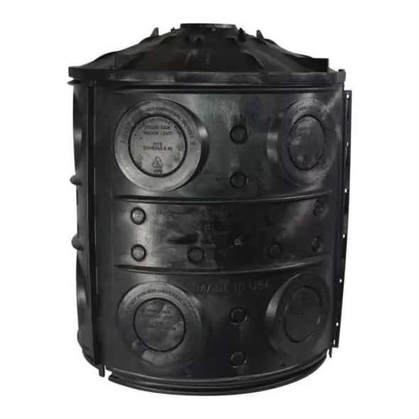 24" X 28-3/4" Black Stormwater For 4" Schedule 40 Pipe And 4" Dwv Pipe Leaching System Kit |  FWAS24WH