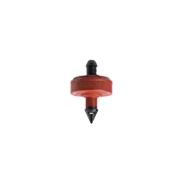 0.16 to 0.17" x 0.16" Self-Piercing Barb 2 gph Red Point Source Drip Emitter | NEESPCV2025