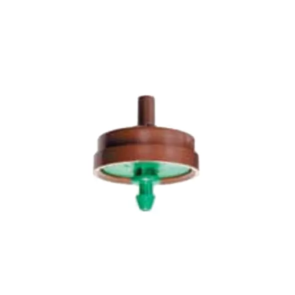 0.16 to 0.17" Inlet Barb x NIPS 2 gph Green Point Source Pressure Compensating TechFlow Drip Emitter | NETWPC20