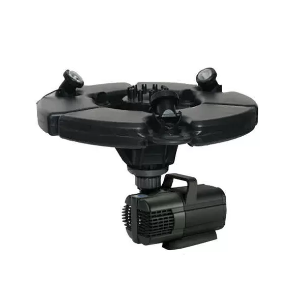 1/4 Hp 14.3" X 18.9" Black With Light Floating Fountain |  45383