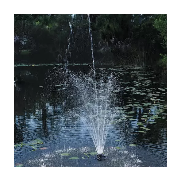 1/4 Hp 14.3" X 18.9" Black With Light Floating Fountain |  45383