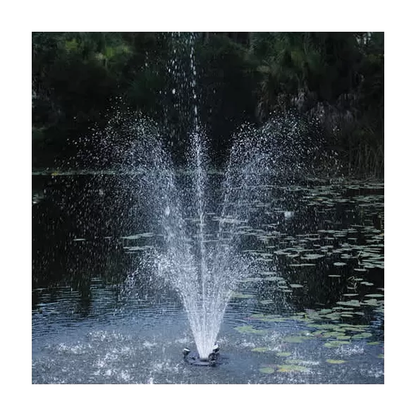 1/4 Hp 14.3" X 18.9" Black With Light Floating Fountain |  45383