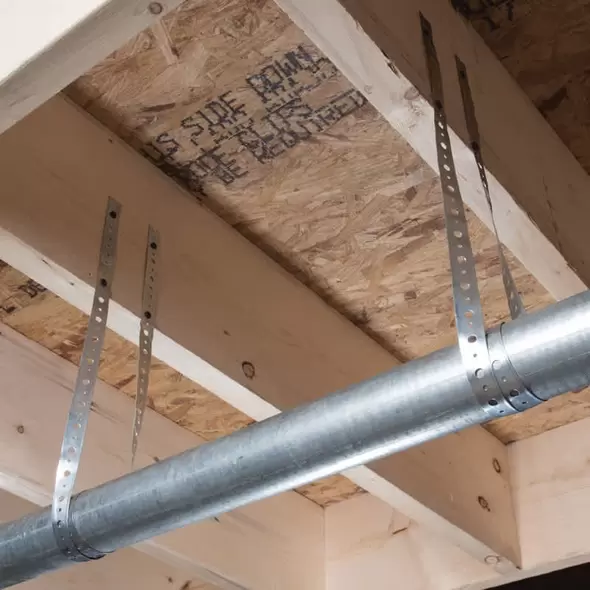 3/4" x 50' Galvanized 28 ga Steel Hanger Strap