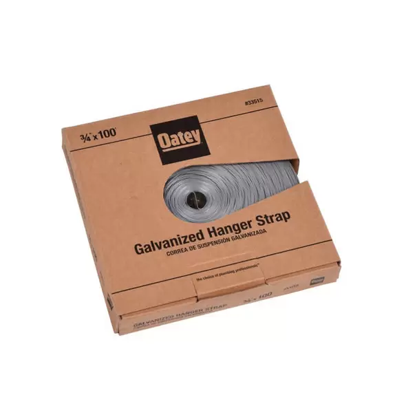 3/4" x 50' Galvanized 28 ga Steel Hanger Strap