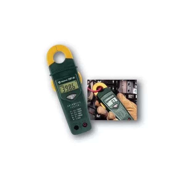 1.3 to 600 VAC 2.1 to 600 VDC 0.9 to 400 A AC Clamp-On Automatic Electrical Tester | PEICMT80