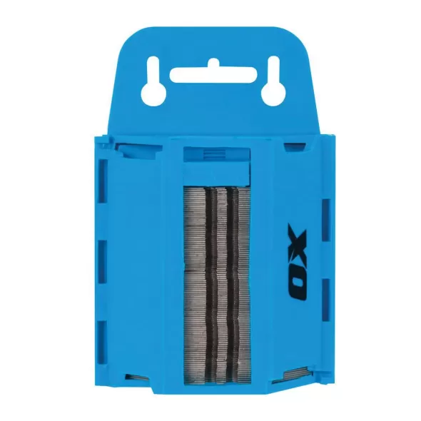 High-Quality SK2 Steel Pro 100 Pack Heavy-Duty with Dispenser Knife Blades | OXTP222110