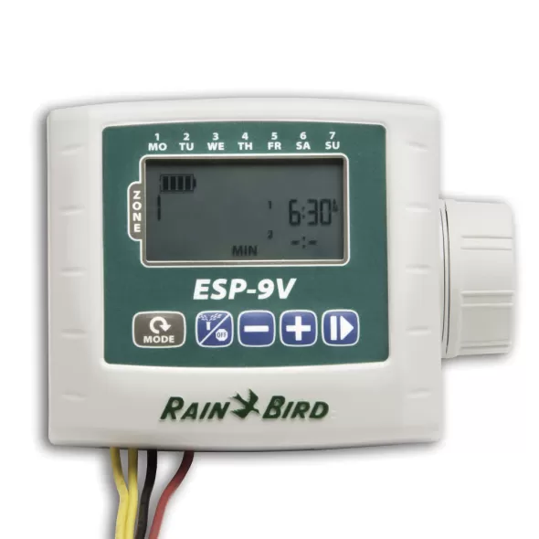 1 Station 5.35" x 2.42" x 4.04" Rubber ESP-9V Series Battery Operated Controller | RBLESP9V1
