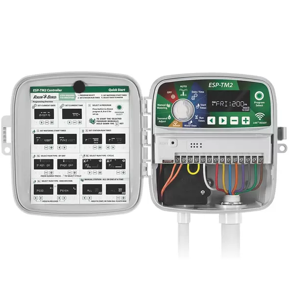 Rain Bird ESP-TM2 8 Station WiFi Ready Indoor/Outdoor Controller | RBLESPTM28