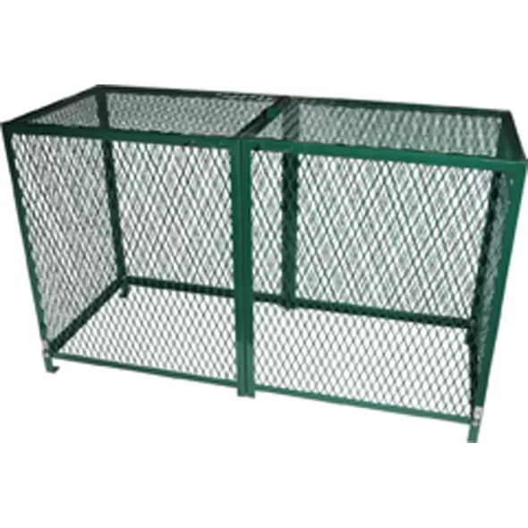 75" x 30" x 42" Plasti-Coat Powder Coated Metal Expanded Metal High Profile Backflow Enclosure | SBXBC75CR