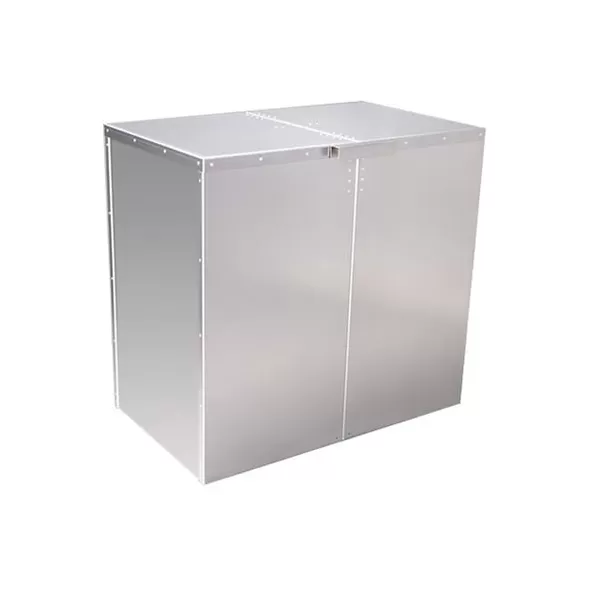 40" x 24" x 39" Aluminum High Profile 2-Piece Enclosure | SBXSBBC40ALHP