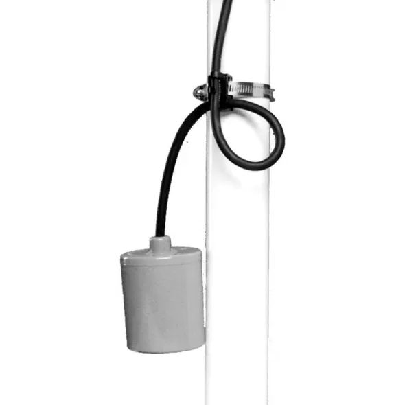120/230 VAC 13 A 1/2 or 1 hp 15' Cord Mechanically-Activated Wide Angle with Plug Pump Up Float Switch | SJE15PMU1WP