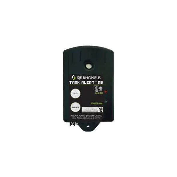 120 VAC 87 dB 6' Cord 15.24" x 10.16" x 5.71" with Auto Reset and Battery Backup Tank Alarm | SJETAAB01H