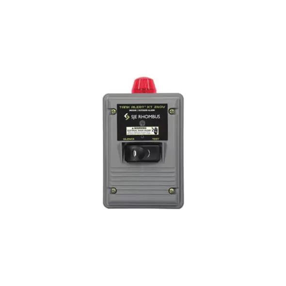 120 VAC 85 dB 6' Cord 6.5" x 4.5" x 3" with Auto Reset Tank Alarm | SJETAXT01H