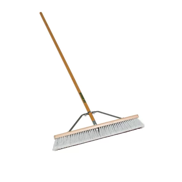 24" Heavy-Duty Duo Bristle 60" Hardwood Handle Economy Duo Broom | STR82902