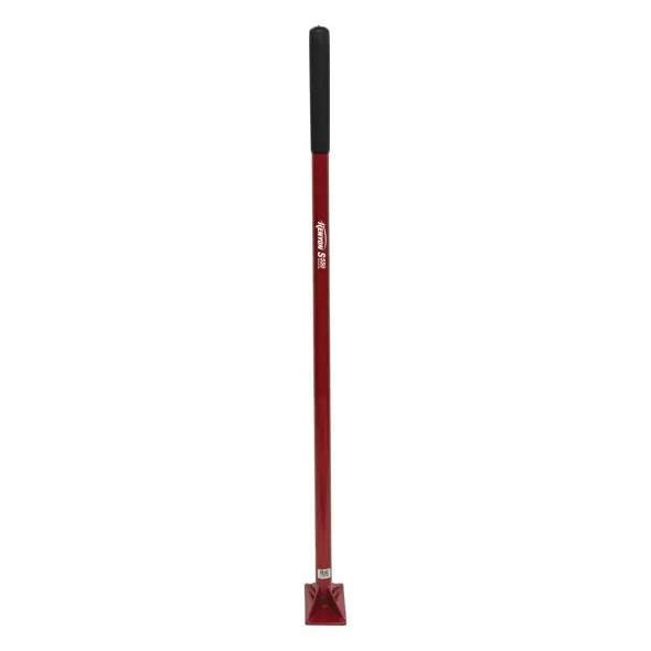 10" x 8" x 1/4" Steel Blade Steel Handle Tamper | STR85054