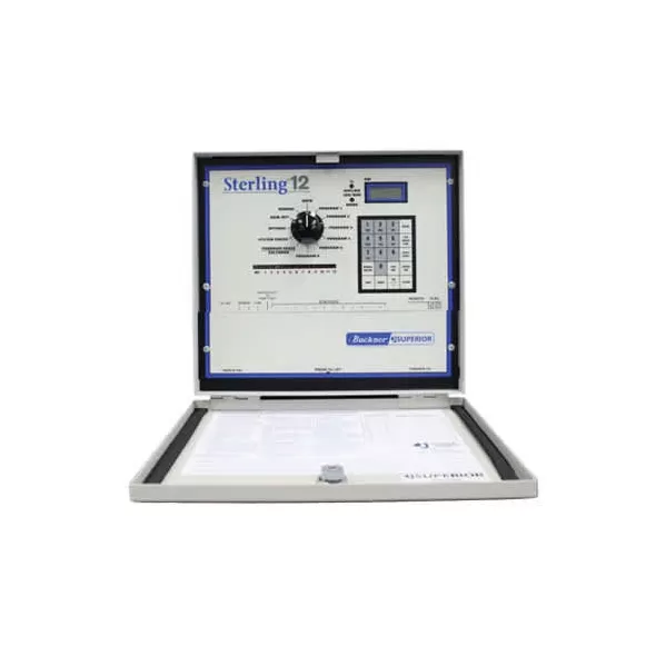 120 VAC Input 24 VAC Output 12 Stations 10.69" x 4.44" x 9.69" Sterling Controller | SUPS12
