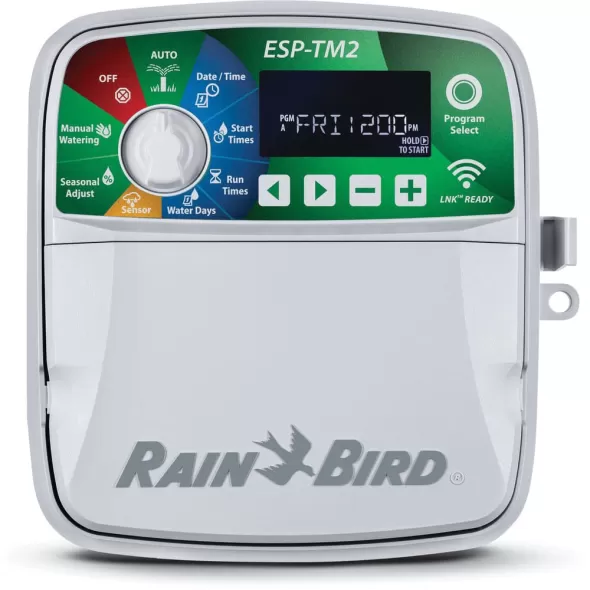 120 VAC Input 24 VAC Output 4 Stations Indoor/Outdoor Fixed Wireless 7.92" x 3.51" x 7.86" Plastic ESP-TM2 Series Controller | RBLESPTM24
