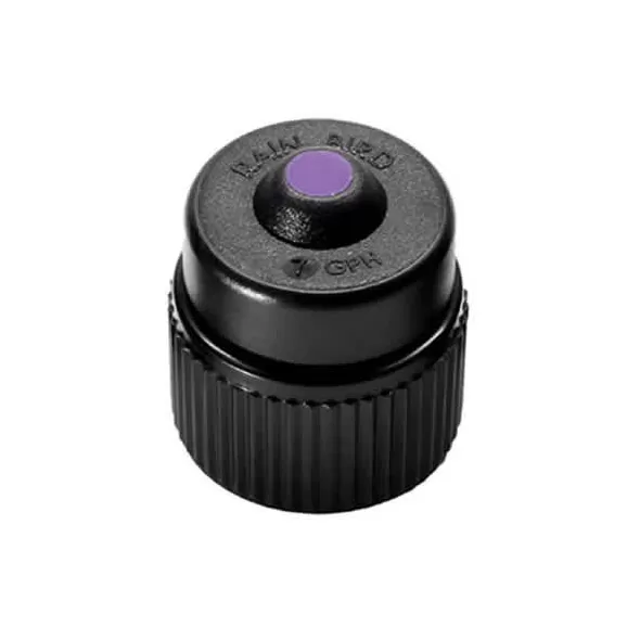 1/2" FNPT 7 gph Plastic Violet PC Series Pressure Compensating Low Flow Drip Bubbler | RBLPCT07