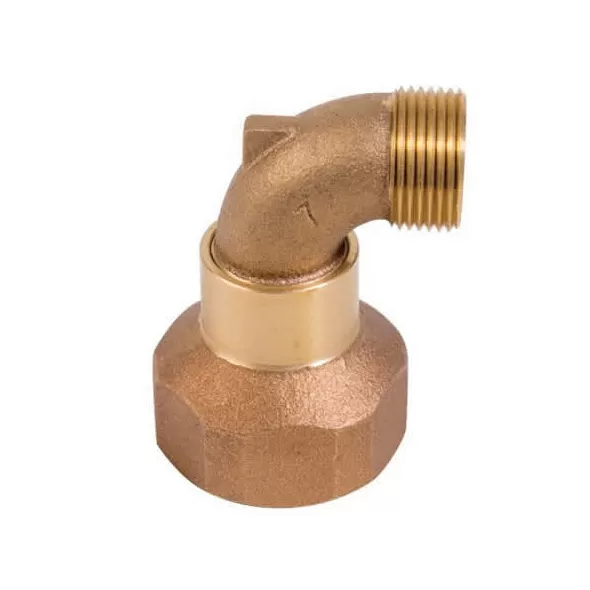 1-1/2" x 1" FPT x MHT Brass SH Series Hose Swivel | RBLSH3