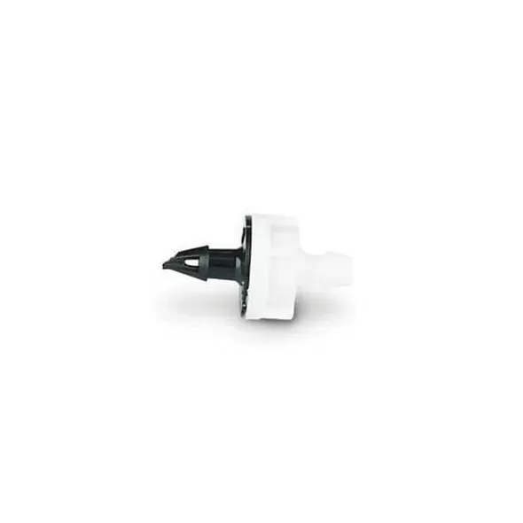 1/2" or 3/4" Self-Piercing Barb 18 gph Plastic White PC Series Pressure Compensating Medium Flow 1-Outlet Drip Emitter | RBXPC18
