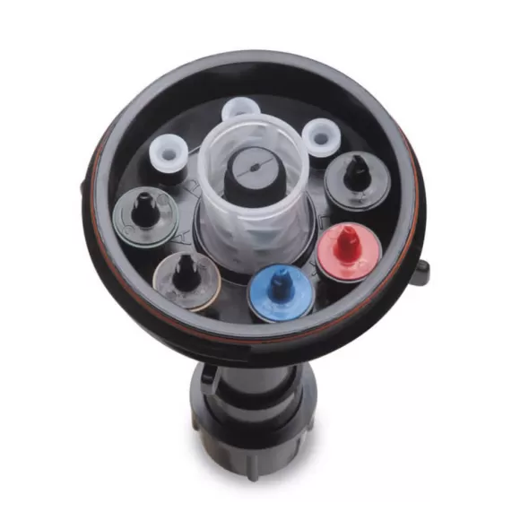 1/2" Inlet FPT x Barb 0 to 24 gph XBD Series Drip 8-Port Multi-Outlet Emission Device | RBXXBD81