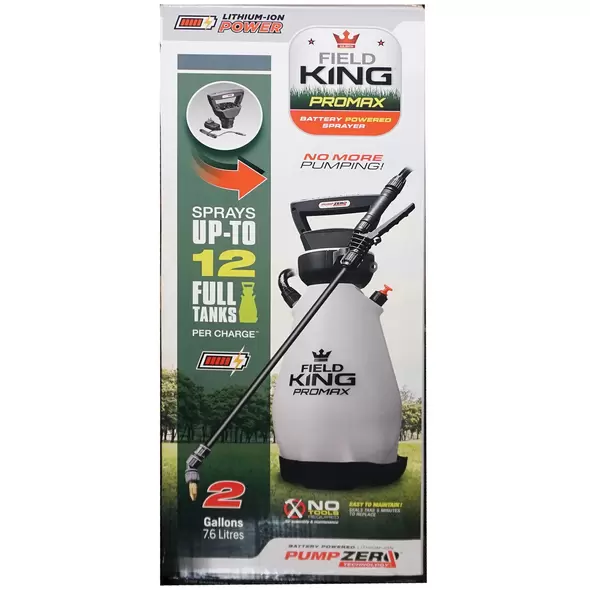 2 gal Tank 21" Wand Professional Lithium-Ion Battery Powered Backpack Sprayer | SPS190571