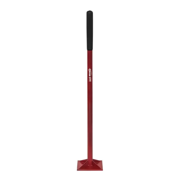 8" x 8" x 3/8" Steel Blade Steel Handle Tamper | STR85008