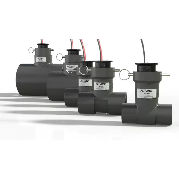0.92 to 138 gpm 150 psi at 73 DegreesF 2" Slip QS200 Series Insertion Ultrasonic Flow Meter | FLMQS20020
