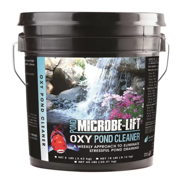 8 lb White Granular Solid Odourless Odor Oxy Pond Cleaner | MICOPCMD