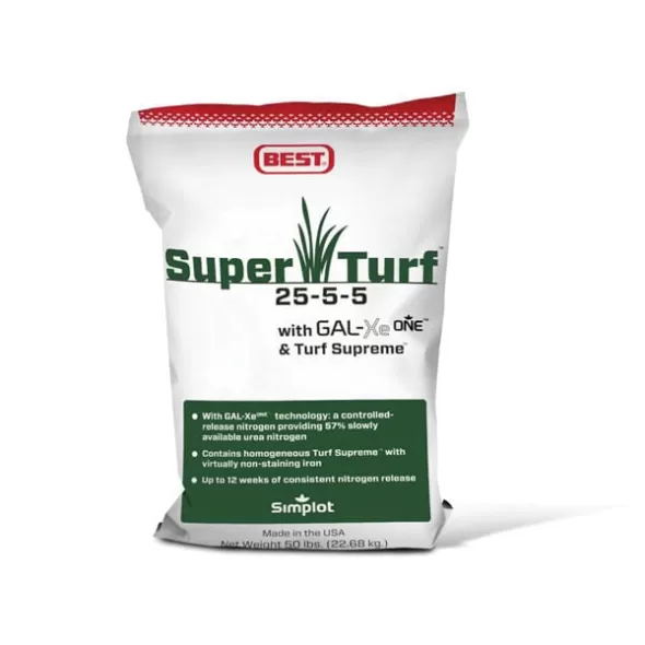 50 lb Bag Green Gray w/ GAL-Xe One & Turf Supreme Super Turf Fertilizer 25-5-5
