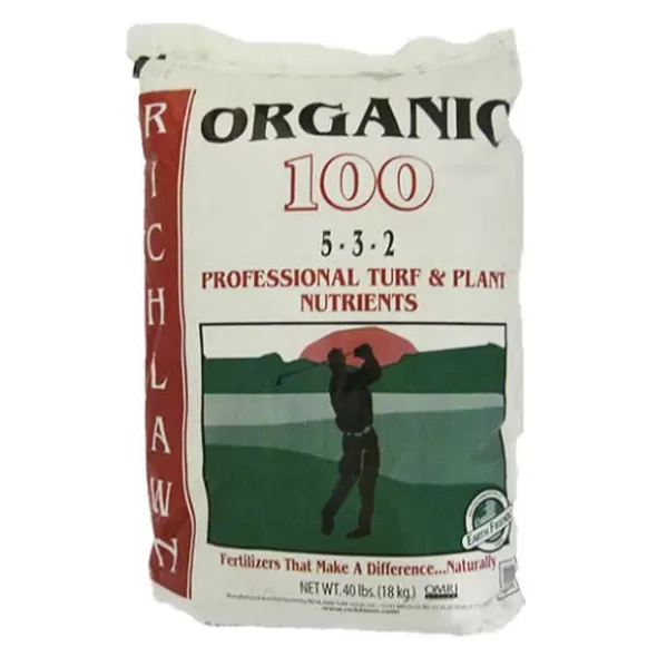 40 lb Bag Granule 100% Organic Fertilizer 2,000 sq ft Coverage 5-3-2